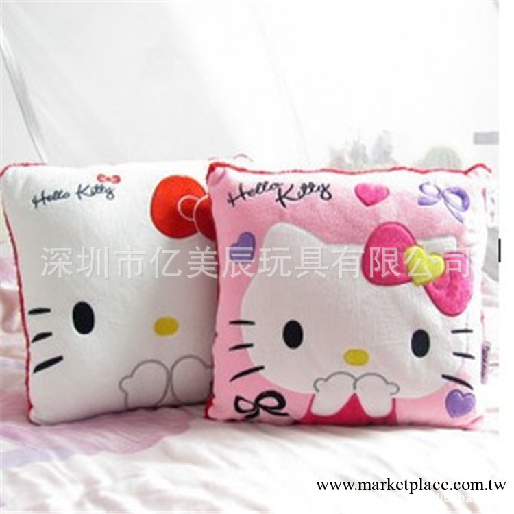 Hello Kitty 毛絨抱枕 卡通情侶抱枕 各種精品創意毛絨抱枕靠墊工廠,批發,進口,代購