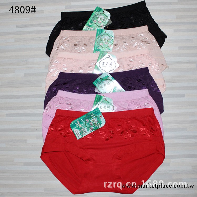 【廠傢批發】性感花邊內褲 高檔竹纖維女式內褲批發4809#工廠,批發,進口,代購