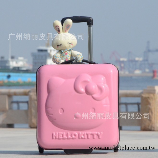 hello kitty拉桿旅行箱18寸兒童行李箱女韓國密碼登機箱包粉紅色工廠,批發,進口,代購