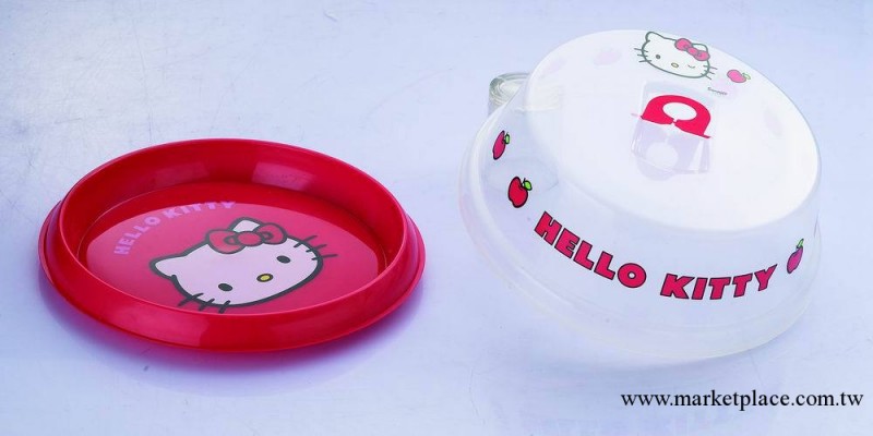 創意傢居百貨批發廠傢直銷圓形hello kitty塑料蛋糕盒工廠,批發,進口,代購