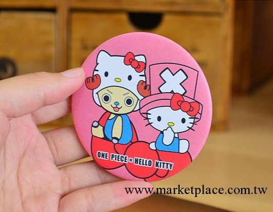 批發供應馬口鐵hello kitty可愛卡通便攜化妝小鏡子韓國小圓鏡工廠,批發,進口,代購