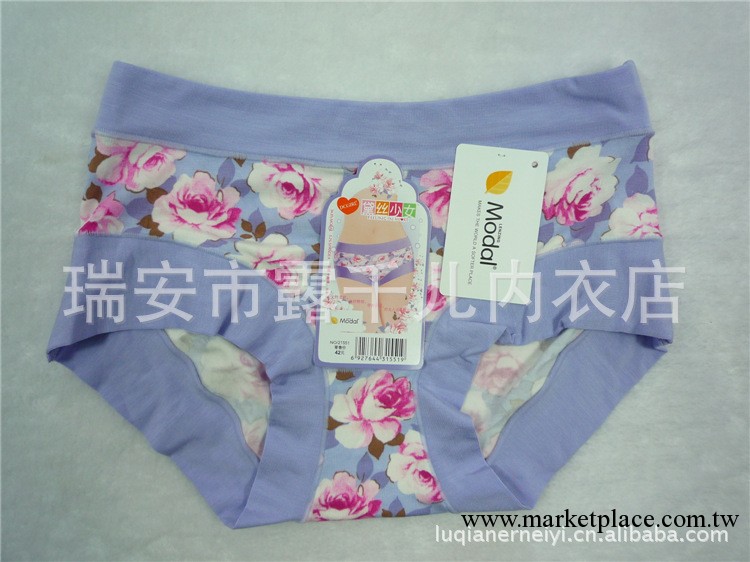 黛絲少女 內褲 女 莫代爾中腰大碼內褲 民族風設計 21551工廠,批發,進口,代購