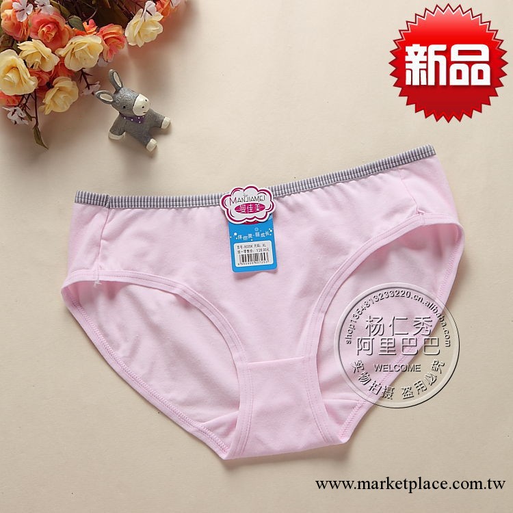 8035K少女品牌內褲 中腰純棉學生三角褲全棉可愛女生女式底褲廠傢工廠,批發,進口,代購