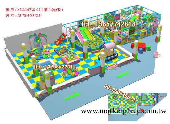 批發供應新款遊樂設備淘氣堡（圖）工廠,批發,進口,代購