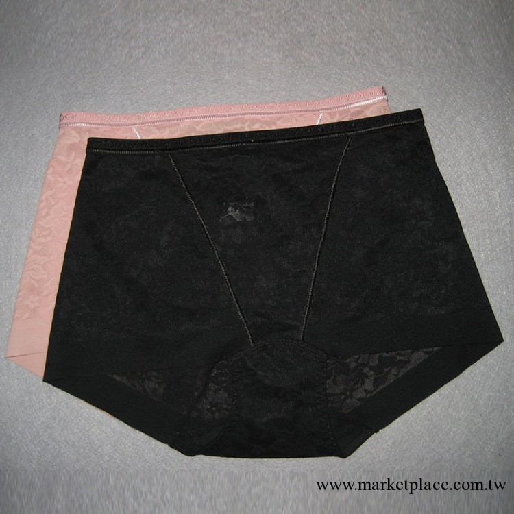 工廠直銷2013夏季新款女式內褲浮花蕾絲無痕塑身中腰品牌外貿內褲工廠,批發,進口,代購