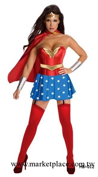 歐美超人裝角色扮演服 神奇女俠  女英雄遊戲服 工廠直銷/批發工廠,批發,進口,代購