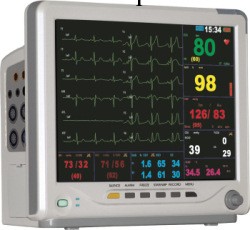 15寸 手術專用多參數成人監護機工廠,批發,進口,代購