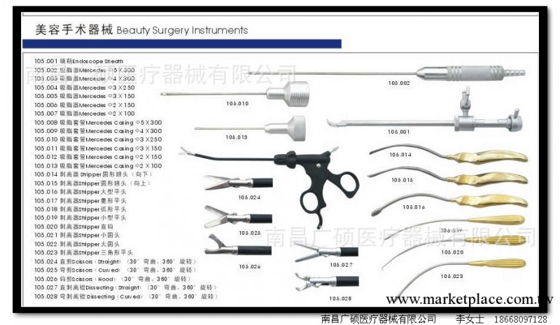 微創發源地 廠傢直供 美容手術成套器械工廠,批發,進口,代購