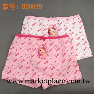 天貓貨源 爆款芭比兒童內褲 兩條盒裝純棉內褲 少女平角褲 BD099工廠,批發,進口,代購