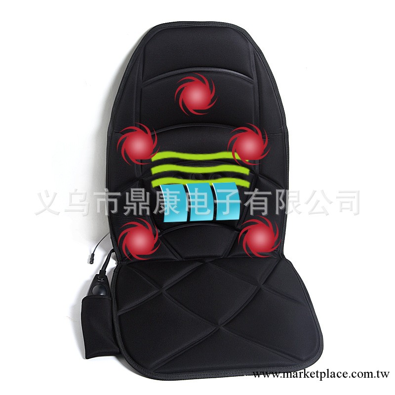 MASSAGE新款加熱 帶氣囊·5個震動點·按摩墊汽車按摩墊 傢用兩用工廠,批發,進口,代購