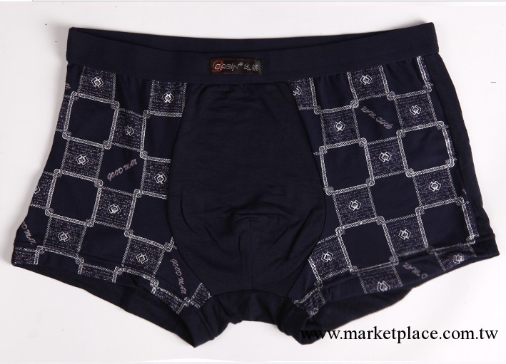 天貓貨源男士內褲 竹纖維平角印花內褲批發 男式平角舒適內褲 3色工廠,批發,進口,代購