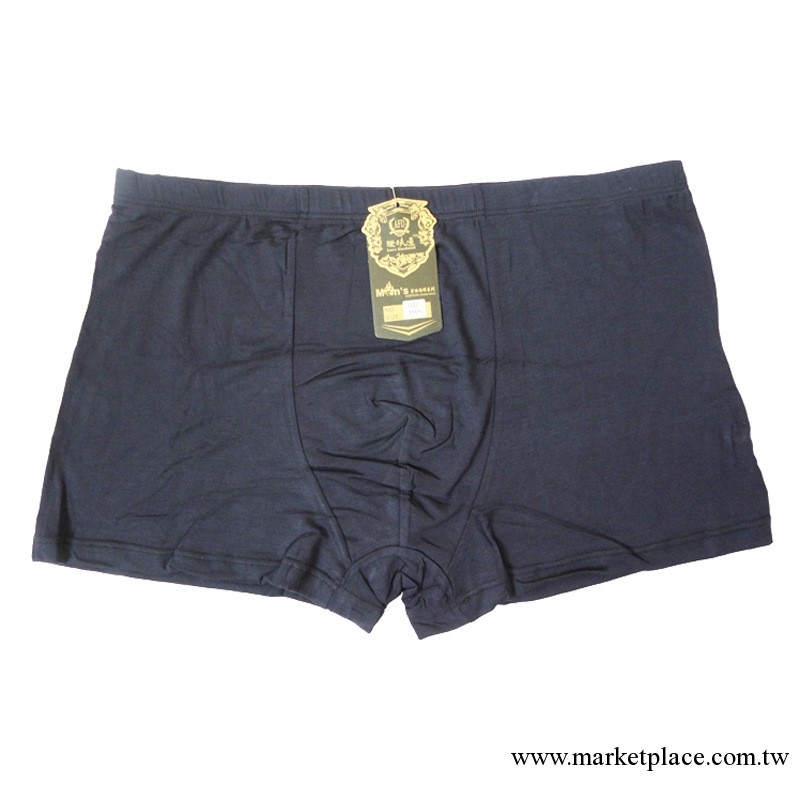 男士平角內褲批發 舒適純色竹纖維內褲 男士分碼多碼男平角褲037工廠,批發,進口,代購