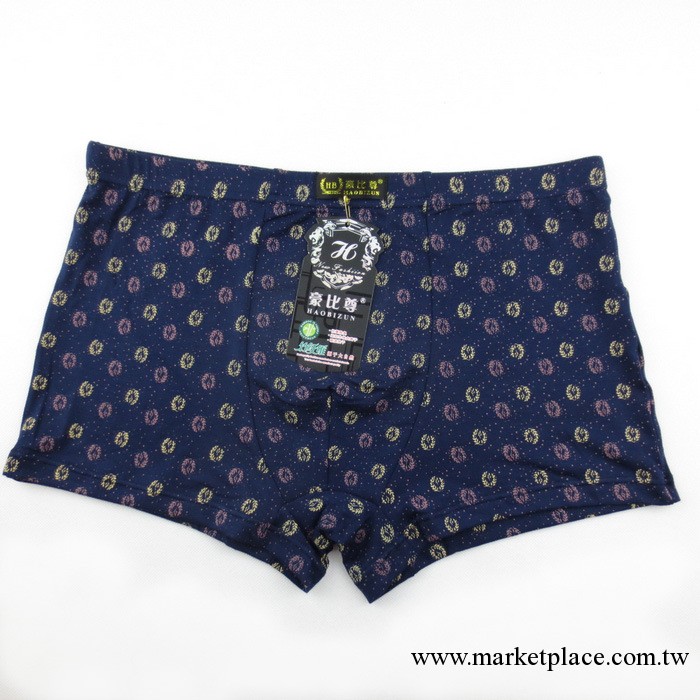 4XL印花肥老大貼身尚品 高檔竹纖維大碼男士內褲 平角中腰男褲叉工廠,批發,進口,代購