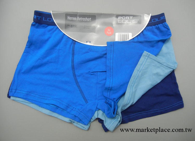 出口外貿德國品牌PORT LOUIS男士平角內褲 萊卡棉高檔原單男內褲工廠,批發,進口,代購