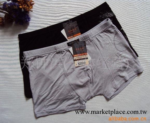兩條批發男士高檔防走光正品竹纖維抗菌除臭男式保健四角平角內褲工廠,批發,進口,代購