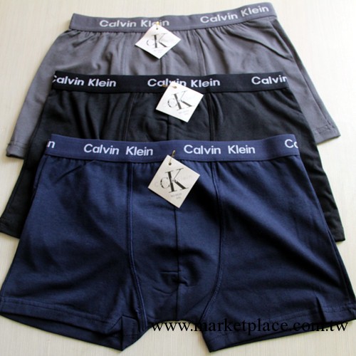 CK外貿男士純棉平角內褲工廠,批發,進口,代購