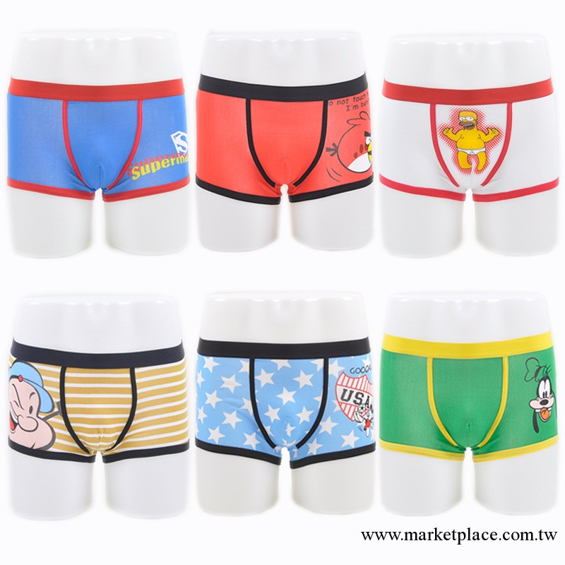 廠傢批發 新款 竹纖維炫彩男士內褲 男 純棉性感男式內褲 平角褲工廠,批發,進口,代購