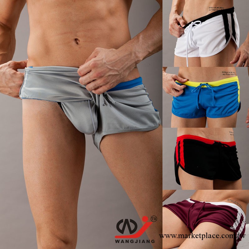 男士內褲批發代發 WJ網將男士阿羅褲 男式傢居運動短褲 廠傢直銷工廠,批發,進口,代購