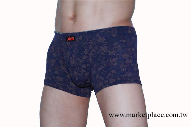 男士品牌顯瘦性感中腰款式碎花朵全棉莫代爾內褲純棉男廠傢批發工廠,批發,進口,代購
