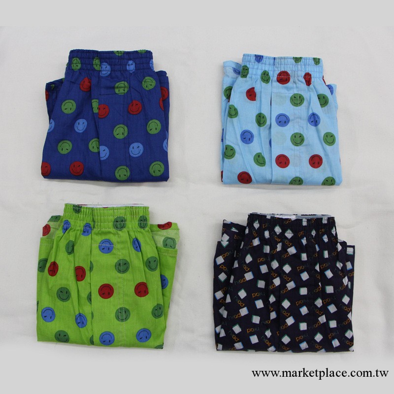 男士純棉阿羅褲 寬松居傢平角內褲工廠,批發,進口,代購