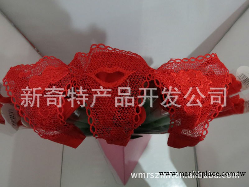 玫瑰花內褲  愛情浪漫情人節 男士送女士最佳神秘禮物工廠,批發,進口,代購