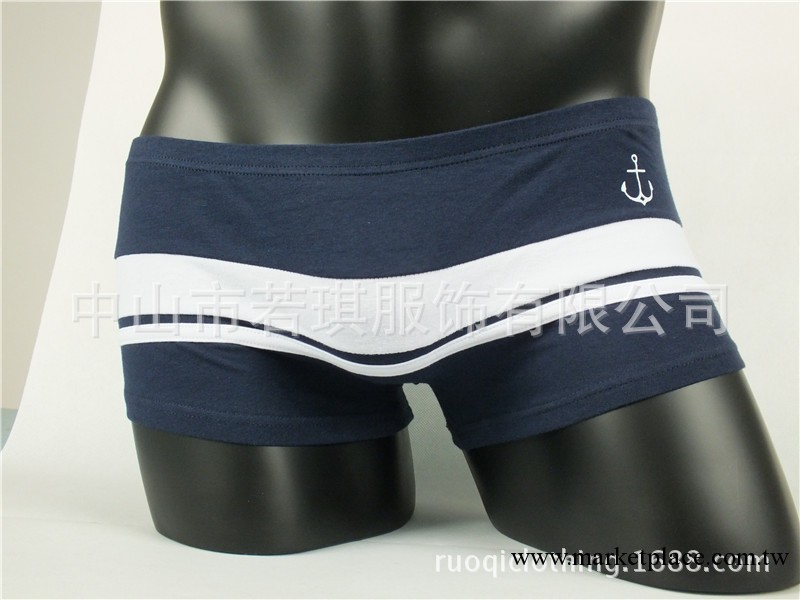 時尚日系海軍風格男內褲 低腰 TOOT純棉男士平角褲 貼牌加工批發工廠,批發,進口,代購