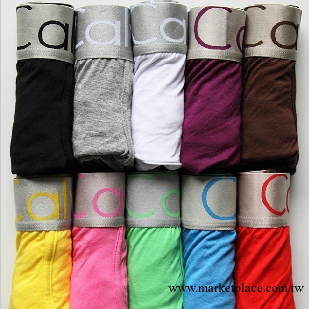 男士CK內褲批發 平角褲大銀邊純棉 男式平角內褲批發中腰內褲工廠,批發,進口,代購