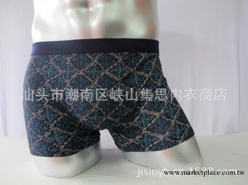 廠傢直銷 知音將士系列金派鳥滿幅線框雙色印花男士平角內褲307#工廠,批發,進口,代購