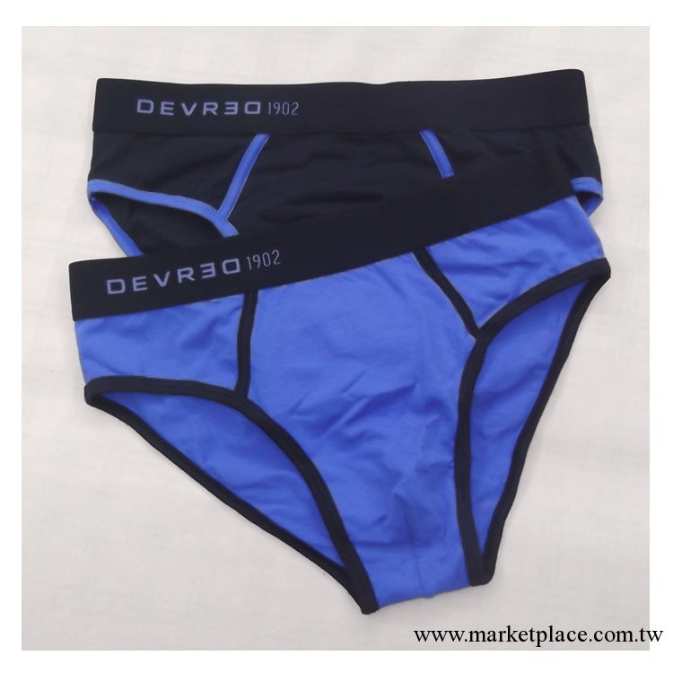 外貿歐單 全棉明筋腰頭 純色男士三角內褲 男式內褲工廠,批發,進口,代購
