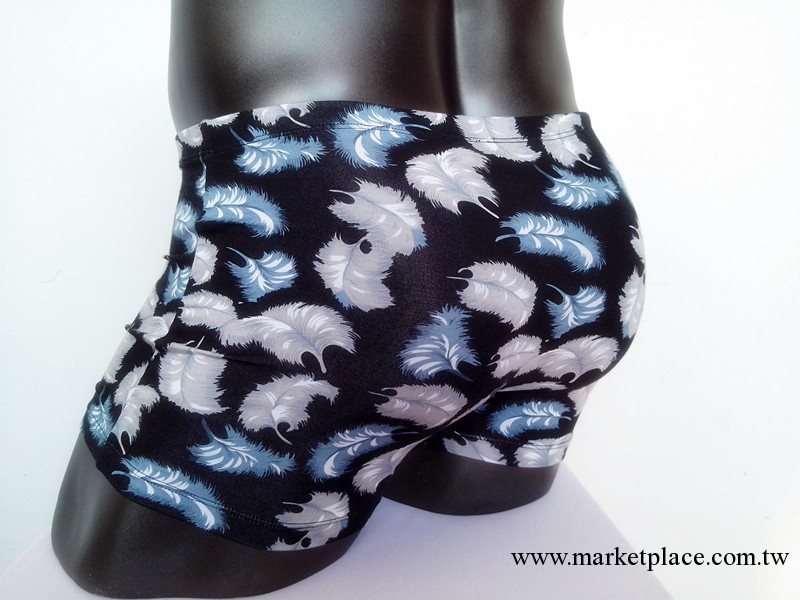 純棉莫代爾u凸囊袋男士平角內褲中腰性感透氣四角褲工廠,批發,進口,代購