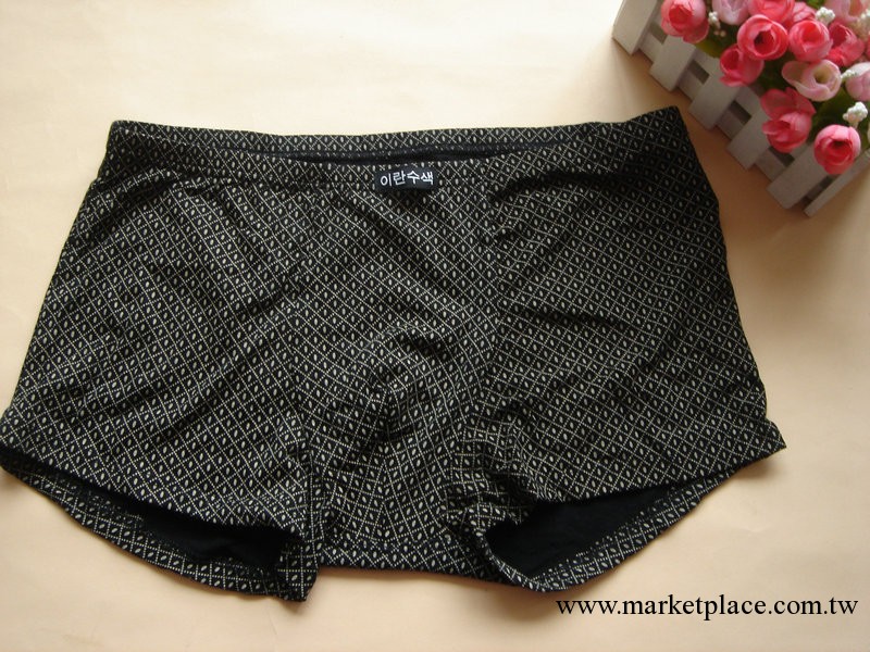 莫代爾平角褲，韓國原單男士內褲工廠,批發,進口,代購