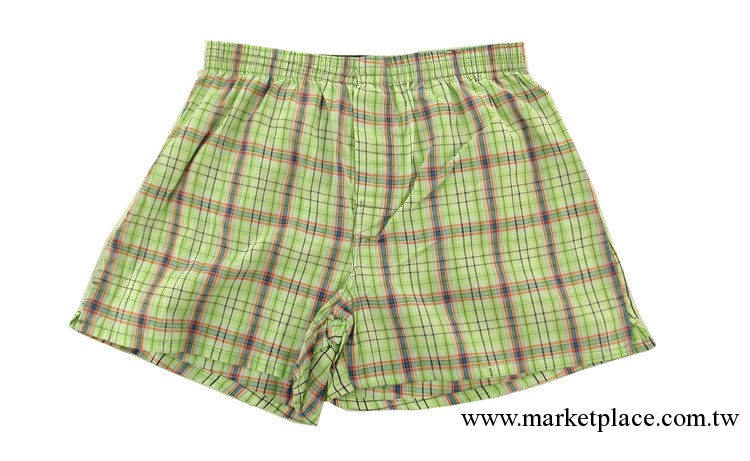 供應外貿服裝男女休閒 男士方格四角內褲工廠,批發,進口,代購