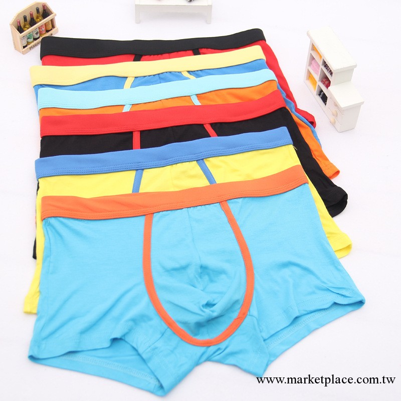 男士內褲廠傢批發 莫代爾平角男內褲[9905]無印花基本款無痕內褲工廠,批發,進口,代購