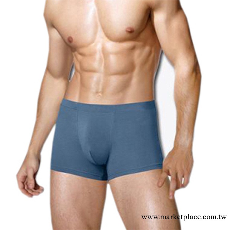好質量大碼純色男士平角內褲 竹纖維透氣內褲男款批發 一件代發工廠,批發,進口,代購
