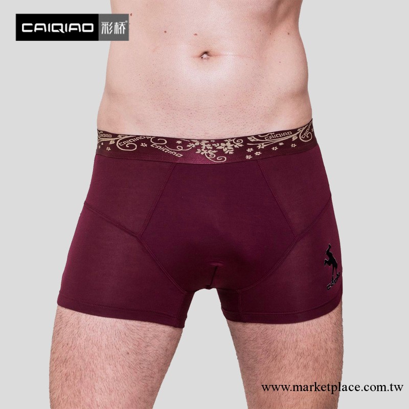 彩橋男士內褲 蘭精莫代爾 U凸性感設計 男式平角內褲 舒適透氣 夏工廠,批發,進口,代購