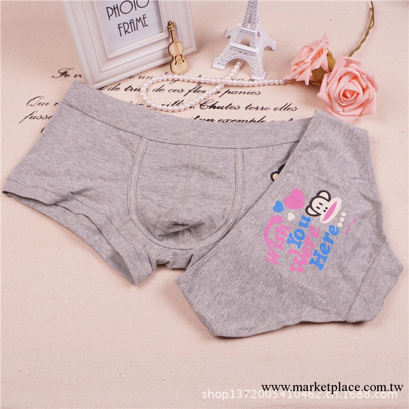 新款特價pink純棉情侶內褲 男士平角女士三角 可愛卡通印花 性感工廠,批發,進口,代購