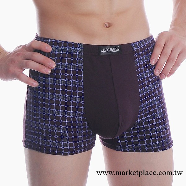 男士竹纖維平角褲 舒適內褲圓形印花 4XL （32-36碼內）工廠,批發,進口,代購