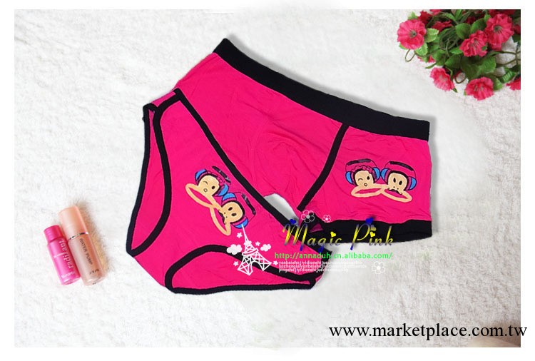 韓版大嘴純棉猴子平角內褲 男士女士內褲短褲甜蜜情侶卡通內褲工廠,批發,進口,代購