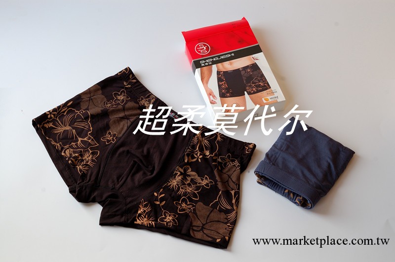 廠傢批發 高檔莫代爾竹纖維男士內褲 男士平腳褲  U凸型內褲批發工廠,批發,進口,代購