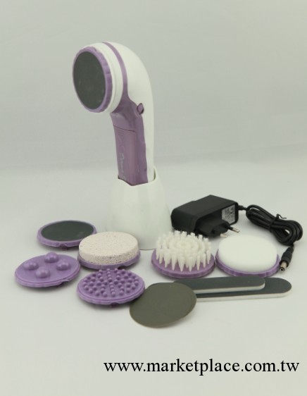電動七個頭套裝 Derma seta 按摩器 磨腳器 去皮器套裝 TV工廠,批發,進口,代購