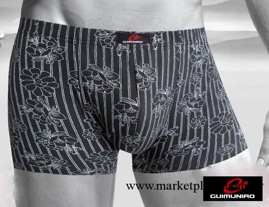 廠傢供應純棉內褲男士純棉平腳褲 純棉印花平腳褲工廠,批發,進口,代購