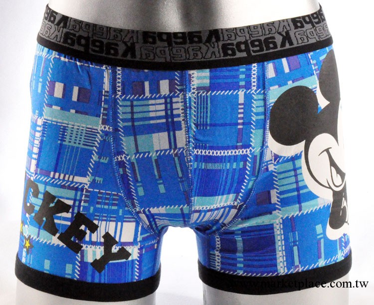 批發外貿日單潮男Villand米奇系列立體裁剪純棉平角內褲23-8工廠,批發,進口,代購