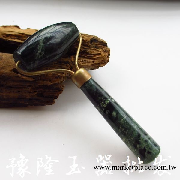 天然岫玉按摩滾按摩器 健身玉器 玉器批發 玉石批發 豫隆玉器工廠,批發,進口,代購