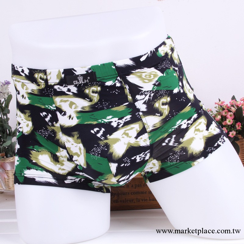 義烏廠傢直銷冰絲男式內褲批發 平角褲 彈力透氣男士內褲工廠,批發,進口,代購