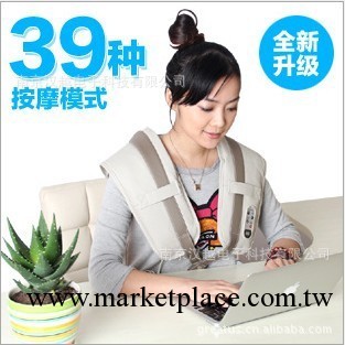廠傢批發正品肩頸捶打按摩披肩 頸椎按摩器 頸部 腰部 按摩披肩工廠,批發,進口,代購