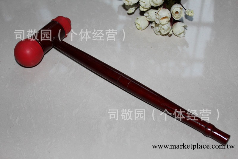 木質按摩錘紅木錘足底敲打錘橡皮錘保健捶敲背膽經錘健身錘雙頭捶工廠,批發,進口,代購