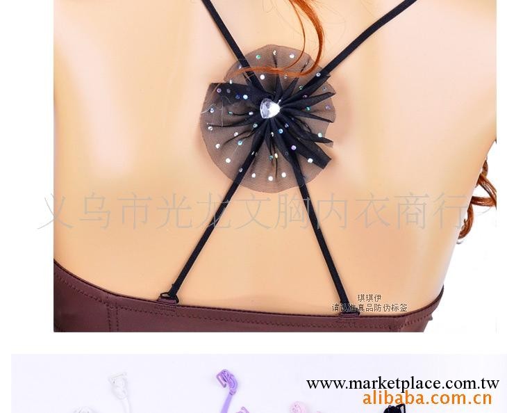 花朵水鉆美背肩帶 胸罩肩帶 內衣肩帶 肩帶批發0.85kg/60付工廠,批發,進口,代購