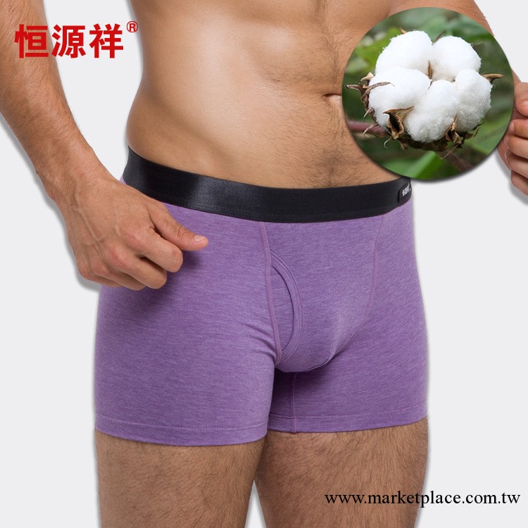 恒源祥正品廠傢直銷男士中腰內褲批發全棉吸濕透氣平角內褲xxl工廠,批發,進口,代購