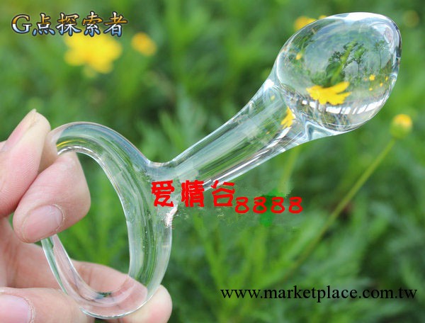 女用器具 水晶陽具 G點探索者 玻璃自慰器 肛陰按摩 1004工廠,批發,進口,代購