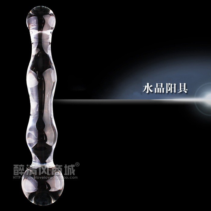 水晶陽具/透明玻璃女用自慰器/後庭器具/冰火棒 節節高升工廠,批發,進口,代購